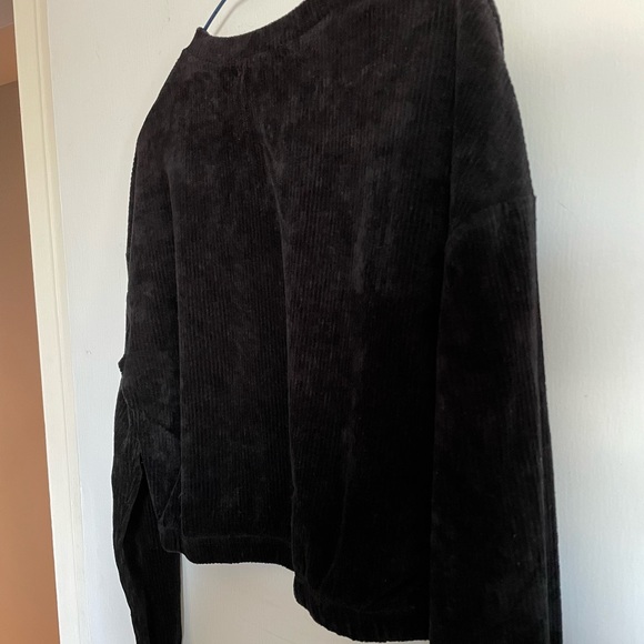 Garage Velour Cropped Crewneck - Picture 2 of 7